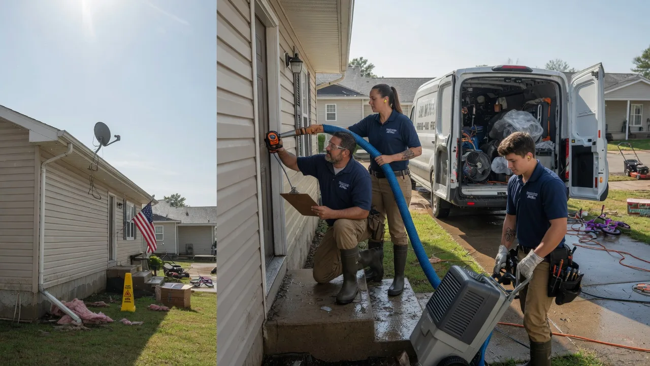 Ceiling Water Damage Restoration in Conover, NC near me
